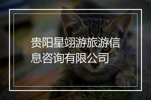 贵阳星翊游旅游信息咨询有限公司