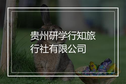 贵州研学行知旅行社有限公司