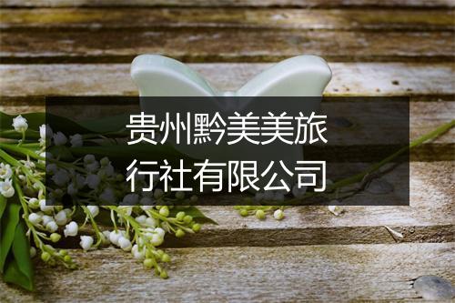 贵州黔美美旅行社有限公司