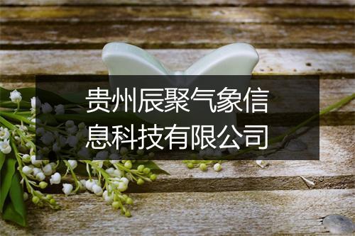 贵州辰聚气象信息科技有限公司
