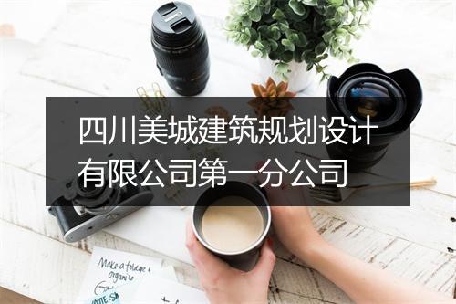四川美城建筑规划设计有限公司第一分公司