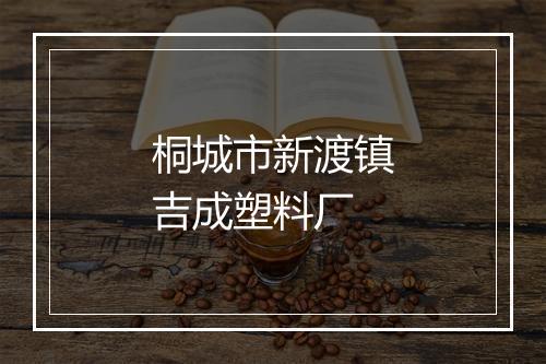 桐城市新渡镇吉成塑料厂