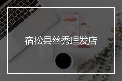 宿松县丝秀理发店