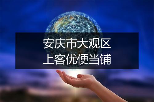 安庆市大观区上客优便当铺