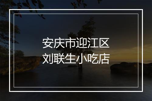 安庆市迎江区刘联生小吃店