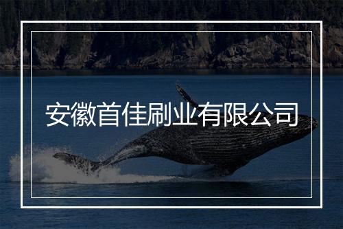 安徽首佳刷业有限公司