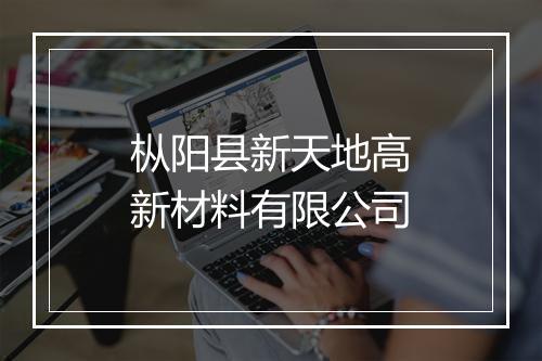 枞阳县新天地高新材料有限公司