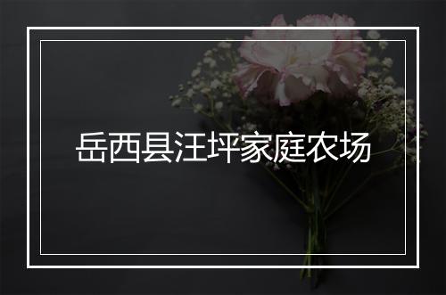 岳西县汪坪家庭农场