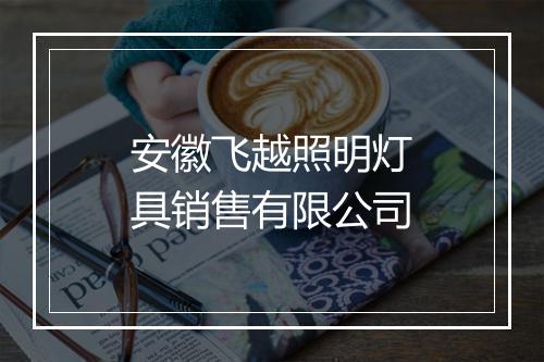 安徽飞越照明灯具销售有限公司