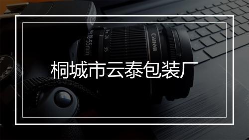 桐城市云泰包装厂