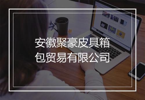 安徽聚豪皮具箱包贸易有限公司