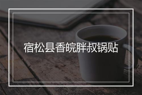 宿松县香皖胖叔锅贴
