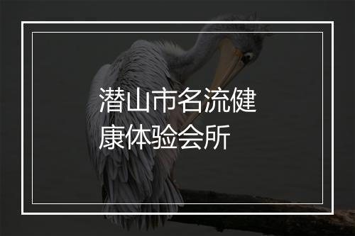潜山市名流健康体验会所