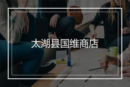 太湖县国维商店