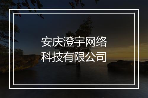 安庆澄宇网络科技有限公司