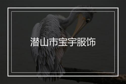 潜山市宝宇服饰