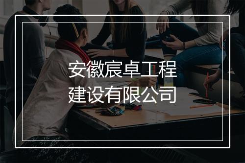 安徽宸卓工程建设有限公司