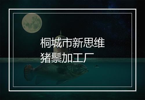 桐城市新思维猪鬃加工厂