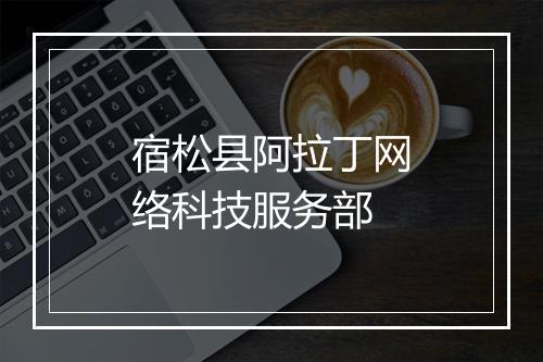 宿松县阿拉丁网络科技服务部