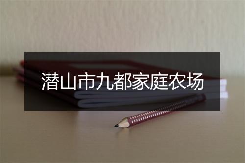 潜山市九都家庭农场