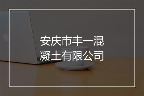 安庆市丰一混凝土有限公司