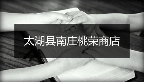 太湖县南庄桃荣商店