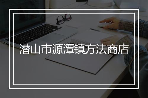 潜山市源潭镇方法商店