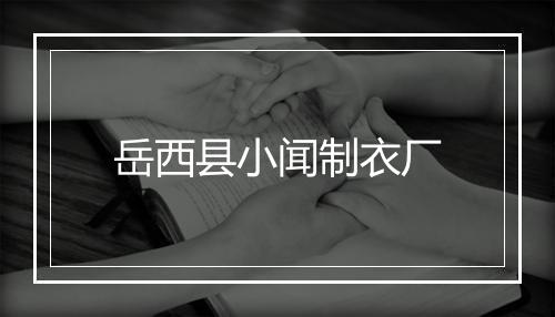 岳西县小闻制衣厂