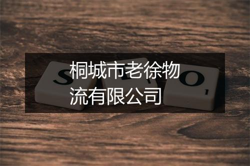 桐城市老徐物流有限公司