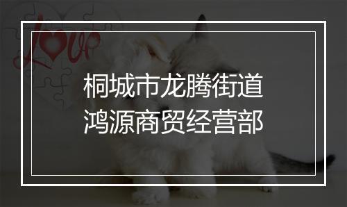 桐城市龙腾街道鸿源商贸经营部