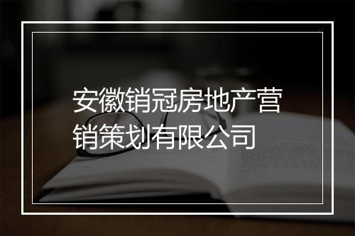 安徽销冠房地产营销策划有限公司
