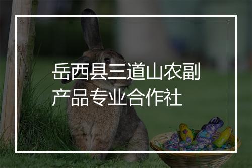 岳西县三道山农副产品专业合作社