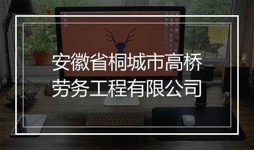 安徽省桐城市高桥劳务工程有限公司
