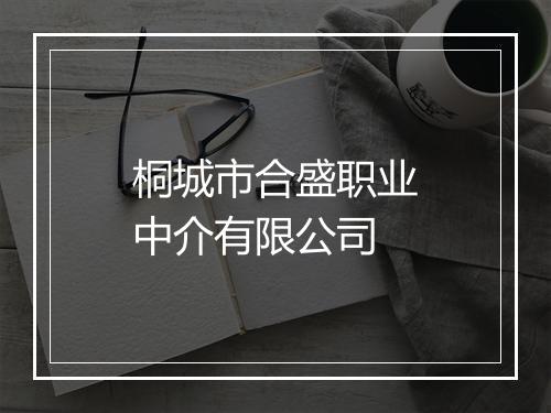 桐城市合盛职业中介有限公司