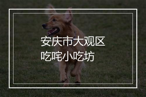 安庆市大观区吃咤小吃坊