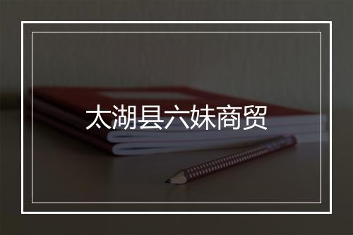 太湖县六妹商贸