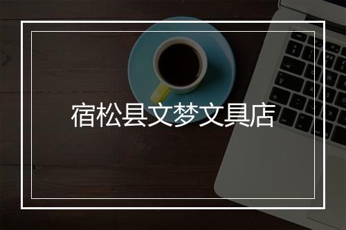 宿松县文梦文具店