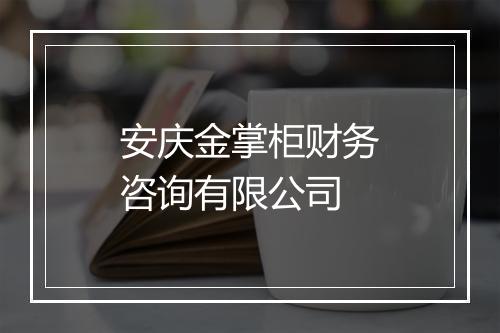 安庆金掌柜财务咨询有限公司