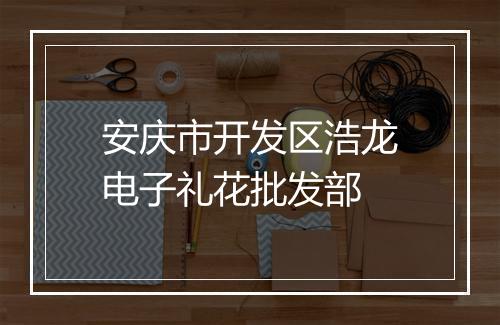 安庆市开发区浩龙电子礼花批发部