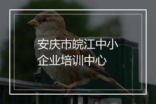 安庆市皖江中小企业培训中心