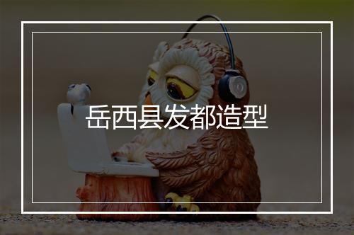 岳西县发都造型