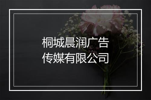 桐城晨润广告传媒有限公司