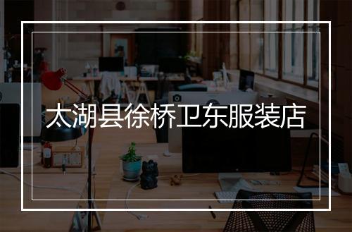 太湖县徐桥卫东服装店