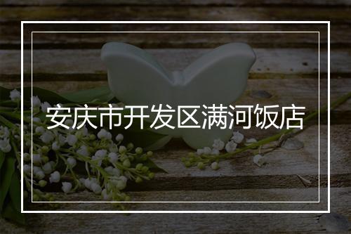 安庆市开发区满河饭店