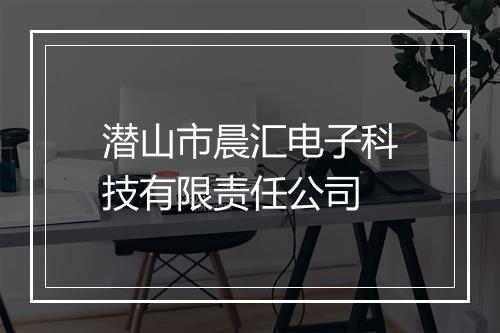 潜山市晨汇电子科技有限责任公司