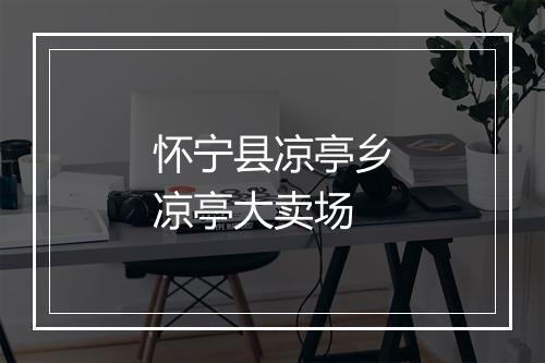 怀宁县凉亭乡凉亭大卖场