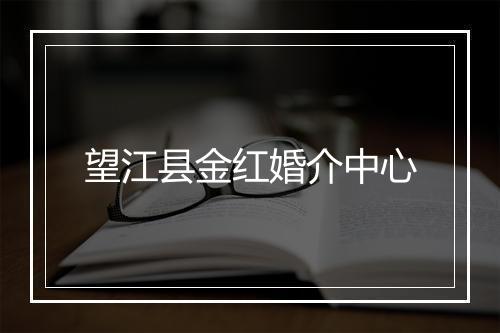 望江县金红婚介中心