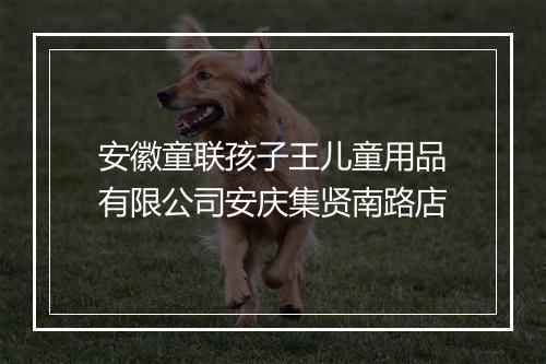 安徽童联孩子王儿童用品有限公司安庆集贤南路店