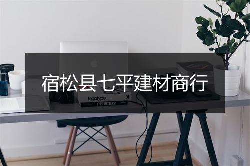 宿松县七平建材商行