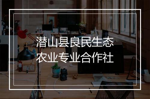 潜山县良民生态农业专业合作社